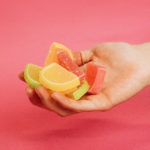 hand holding candy made with gelatine