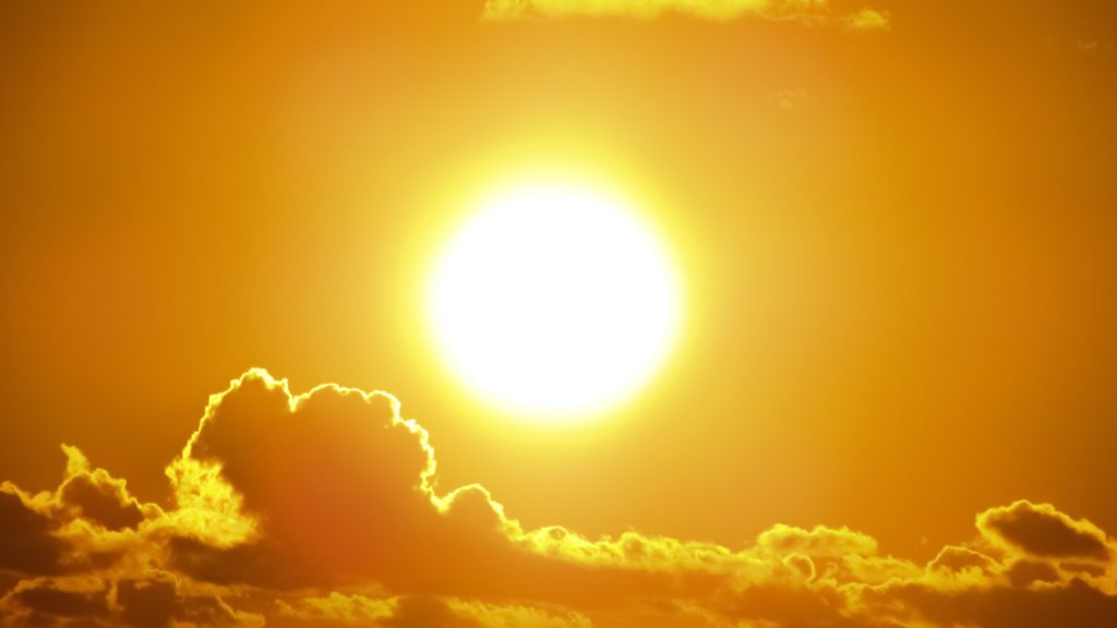Sonne als Quelle von UV-Strahlung
